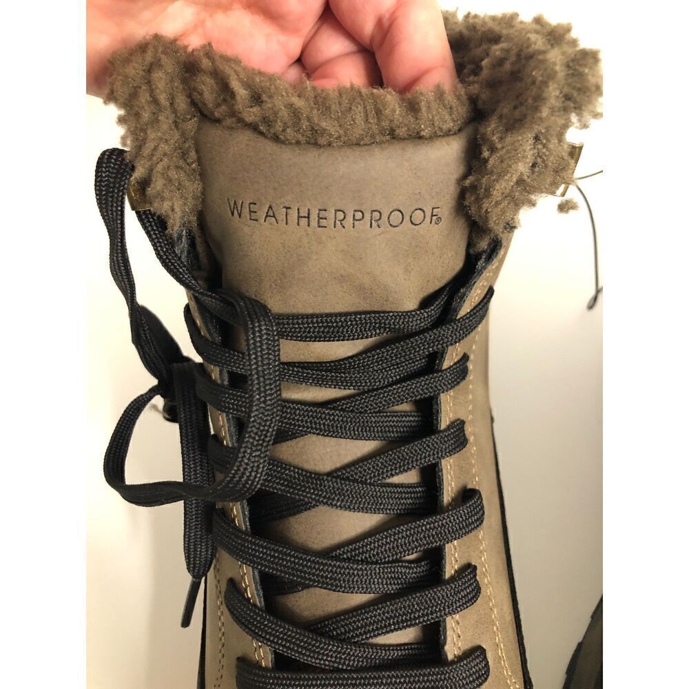 WEATHERPROOF LogJam Boots Men’s Size 12 Brown Black NIB Hiking Outdoor Shoes - Picture 9 of 14